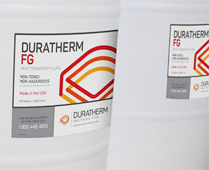 Tambores de fluido térmico de uso alimentario Duratherm FG.