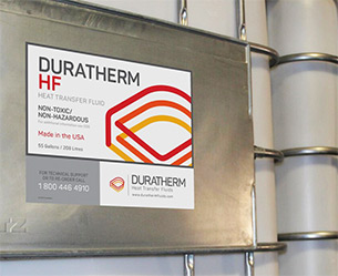 IBC del fluido térmico no tóxico con alto punto de inflamación Duratherm HF.